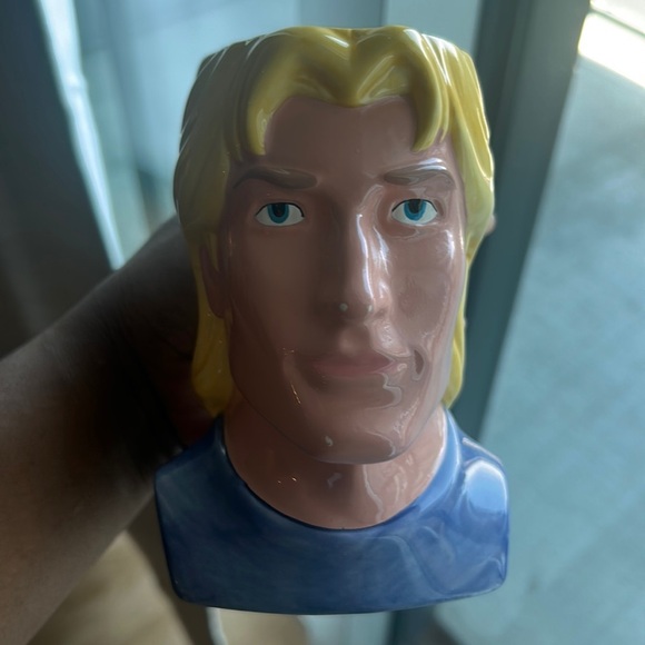 Disney Other - Vintage Pocahontas Captain John Smith Figural Ceramic Mug 3D Cup Applause